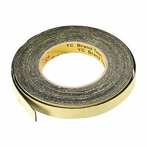 スポンジテープ EVA片面シーリングフォームテープ 長さ10 M 幅15mm 厚さ1mm ブラック
