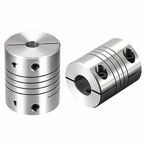 シャフトカップリング モーターシャフト カプラーカップリング 6mm－10mm ヘリカルビーム 直径25mm 長さ30mm