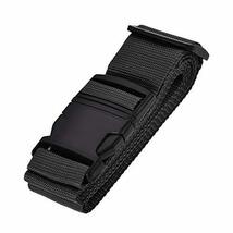 手荷物ストラップ スーツケースベルト バックルラベル付き 2x78” 2Mx5cm 調節可能 PP 旅行バッグ 包装 付属品_画像1