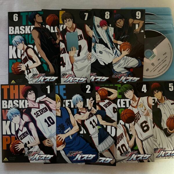 黒子のバスケ 1st SEASON 全9巻　レンタル版DVD