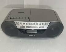 簡易動作確認済み SONY ソニー オーディオ ラジカセ CD ラジカセ CDラジオカセットレコーダー FM AM E_画像1