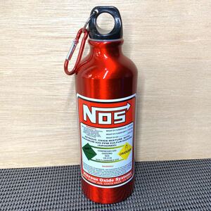 NOS レッド 水筒 500ml カラビナ付 ワイルドスピード ニトロ NOSドリンク ダミー ボトル バイク カスタム