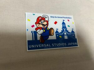 usj 年パス フィルムケース 期間限定マリオ