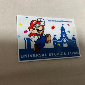 usj 年パス フィルムケース 期間限定マリオ