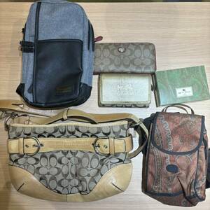 【APS 7838a】1円～ COACH ETRO コーチ エトロ その他 バッグ 財布 等 ブランド 現状品