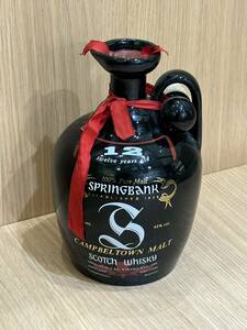 【APS 8062】1円～ SPRINGBANK 12年 PURE MALT スプリングバング ピュアモルト キャンベルタウン ウイスキー特級 約1.3kg 750ml 43% 現状品