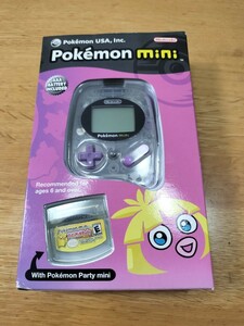 【美品】【レア】ポケモンミニ 本体 ムチュールパープル ポケモンパーティーミニ セット Pokemon mini 