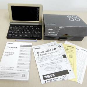 M702/ CASIO カシオ EX-word XD-JTSR6000 GD タッチペン、説明書、箱付 /シャンパンゴールド系 電子辞書 エクスワードの画像1