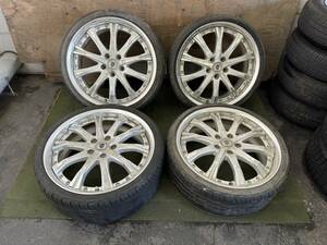 ★WORK moDERnes EXOTISCHES★ 19×7.5J PCD114.3 5穴 ET50 225/35ZR19 4本 売切!! 