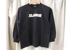 X-LARGE エクストララージ XLARGE Kids ベーシックロゴ 長袖Tシャツ L/STEE ブラック 130 キッズ ZOZOTIWN 完売 最新人気品 送料230円～_画像1