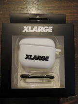 XLARGE X-LARGE エクストララージ STANDARD LOGO 3rd GENERATION AIRPODS CASE 白 2024 最新人気商品　送料\250~　_画像1