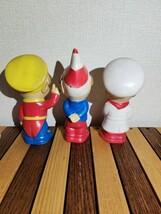 70’ｓ kelloggs ケロッグ 3個セット ビンテージ ソフビ TOY アドバタイジング 検 シリアル ポップ スナック クラックル 貯金箱 モンスター_画像3