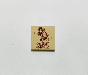 [ новый товар не использовался ] Lego LEGO принт плитка 2x2 Disney Mickey 