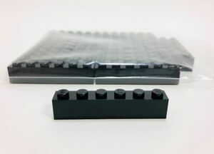 【新品未使用】レゴ　LEGO　ブロック　1x6 ブラック　黒　25個　800円　１×６