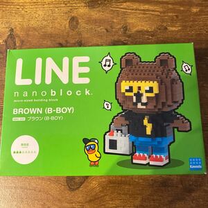 【送料無料・限定品】ナノブロック nanoblock LINE BROWN(B-BOY)