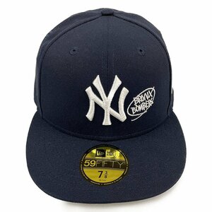 NEW ERA ニューエラ MLB SPEECH BUBBLES New YORK YANKEES CAP ニューヨークヤンキース キャップ ネイビー サイズ7 3/8 正規品 / B4973