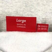 SUPREME シュプリーム Small Box Logo Crewneck スモールBOXロゴ スウェット アッシュグレー サイズL 正規品 / 33595_画像7