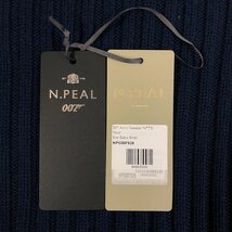 N.PEAL エヌピール 007 Army Sweater アーミー ニット セーター ネイビー サイズXS 正規品 / 32888_画像10