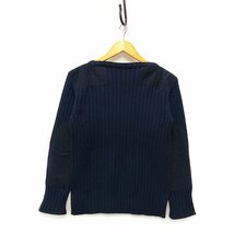 N.PEAL エヌピール 007 Army Sweater アーミー ニット セーター ネイビー サイズXS 正規品 / 32888_画像2
