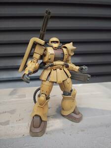 送料込み_委託販売品)M級工房製_バンダイ　HG　1/144　機動戦士ガンダム　ジ・オリジンMSD ザクハーフキャノン_塗装済み完成品