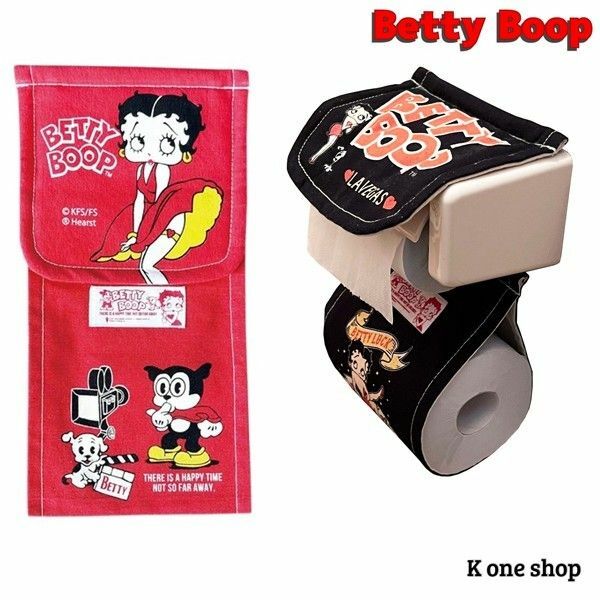 【ベティ・ブープ　トイレットペーパーホルダー】 オシャレ Betty Boop トイレ用品　ベティちゃん　送料無料