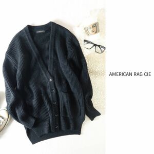 アメリカンラグ シー AMERICAN RAG CIE☆ウール混 Vネックカーディガン フリーサイズ☆M-B 0517