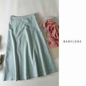 1.5万☆バビロン BABYLONE☆6枚ハギフレアスカート 38サイズ 日本製☆A-O 1165