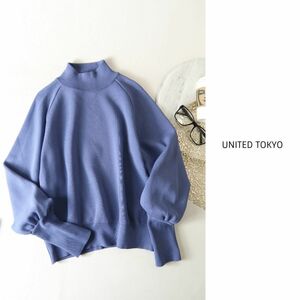 1.3万☆ユナイテッドトウキョウ UNITED TOKYO☆洗える ボリュームスリーブニット 1サイズ 日本製☆A-O 1248