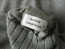 3.6万☆超美品☆メゾンシャントワーズ MAISON CHANTOISE☆フランス製☆毛100% パフスリーブニット☆E-M 0800_画像7