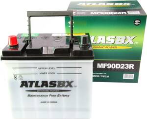 ATLASBX アトラス メンテナンスフリー バッテリー 90D23R 【 55D23R 65D23R 70D23R 75D23R 80D23R 85D23R 】互換 対応