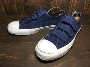 *Converse Converse JACK PURCELL Jack purcell velcro navy blue 7.5 -inch 26.0cm Used inspection niruva-na Cart ko bar n