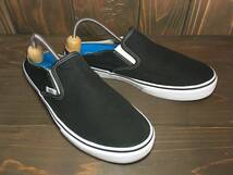 ★VANS バンズ 国内企画 slip on スリッポン MULE ミュール 黒×白 26.5cm 美品 Used 検 SK8 オールドスクール サンダル クロッグ_画像6