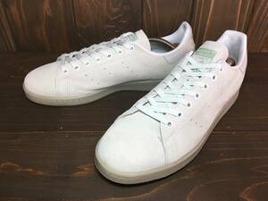 ★アディダス adidas スタンスミス Stan Smith スエード ライト グレー×緑 2020年製 29.0cm Used 検 シンプル スニーカー スーパースター 