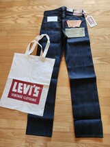 新作　送料込★LEVI'S 5011947年モデルVINTAGE CLOTHING ヴィンテージレプリカ　ジーンズ　日本製　BIG-E インディゴ　リジッド　W34_画像1