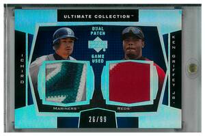 イチロー 2003 UD ULTIMATE COLLECTION PATCH /99 パッチ Ken Griffey jr