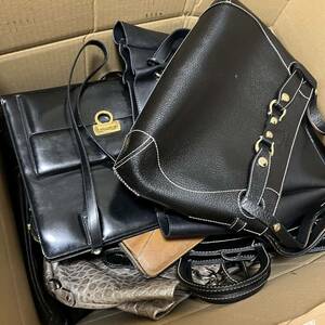 1円 1スタ Salvatore Ferragamo kate spade等ブランドからノーブランド 15点程度まとめ売り セット販売 ハンドバッグ ショルダー トート