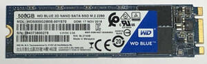 WDC社製 WDS500G2B0B 500GB M.2 2280 SATA ジャンク品(1505) 送料無料