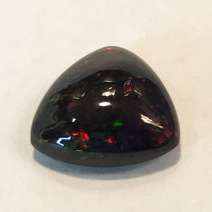  натуральный black opal 3.351ct. цвет треугольник круг тест kaboshon cut разрозненный камни не в изделии so-ting приложен qoj.1969