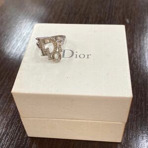 Christian Dior クリスチャンディオール アクセサリー リング 指輪 ラインストーン ロゴ 箱付き レディース 人気