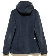 NIKE SB FULL ZIP EVERETT HOODIE ナイキ SB フルジップ エベレット フーディ パーカー ボア シェルパ フリース ネイビー sizeL_画像3