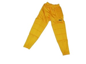 [ new goods ] Puma /PUMA pad attaching goalkeeper long pants 862213[XL O] Gold / yellow pants soccer keeper snowboard 