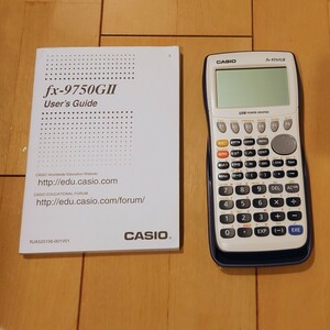 CASIO カシオ fx-9750GII 関数電卓 計算機　英語版　グラフ描画　