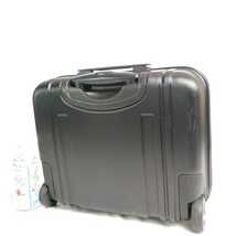 値下げ　中古241　XXIO　ゼクシオ　Sサイズ　横型　スーツケース　キャリーケース　TSA　カーボン柄　ブラック_画像5