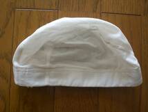 ４　水着　スイミングウェア　水泳帽子　スイミングキャップ　子供用　白　Mサイズ　eco_画像2