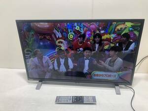 306◆東芝　2022年製　液晶テレビ　32インチ　32V34　リモコンあり　50/60Hz　簡易動作OK　らくらく家財便Aランク【写真追加あり】