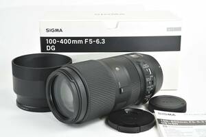 ★美品★ 即決 シグマ SIGMA Contemporary 100-400mm F5-6.3 DG OS HSM 017 シグマSA用（88-K04)