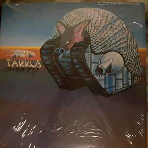 美品シュリンク 米CotillionオリジLP マト枝A 住所BROADWAY！Emerson, Lake & Palmer / Tarkus 1971年 SD 9900 高音質 AT/GP 刻印 SRC EL&P