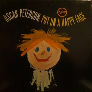 美盤 米VERVEオリジLP黒銀Tラベル 深溝 Oscar Peterson / Put On A Happy Face 1966年 V6-8660 オスカー・ピーターソン Ray Brown
