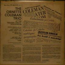 米BLUE NOTE準オリジLP青白VANGELDER刻印 The Ornette Coleman Trio /At The Golden Circle Stockholm Volume Two 1966年 LIBERTY BST84225_画像3