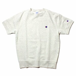 セール SALE 新品 Champion チャンピオン 半袖スウェット ショートスリーブ スエット Tシャツ シンプル 裏毛 オートミール XXL 2XL